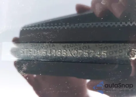 2008 Toyota Tundra Sr5 5.7L V8 из США, поврежденный, VIN 5TFDV54188X075745